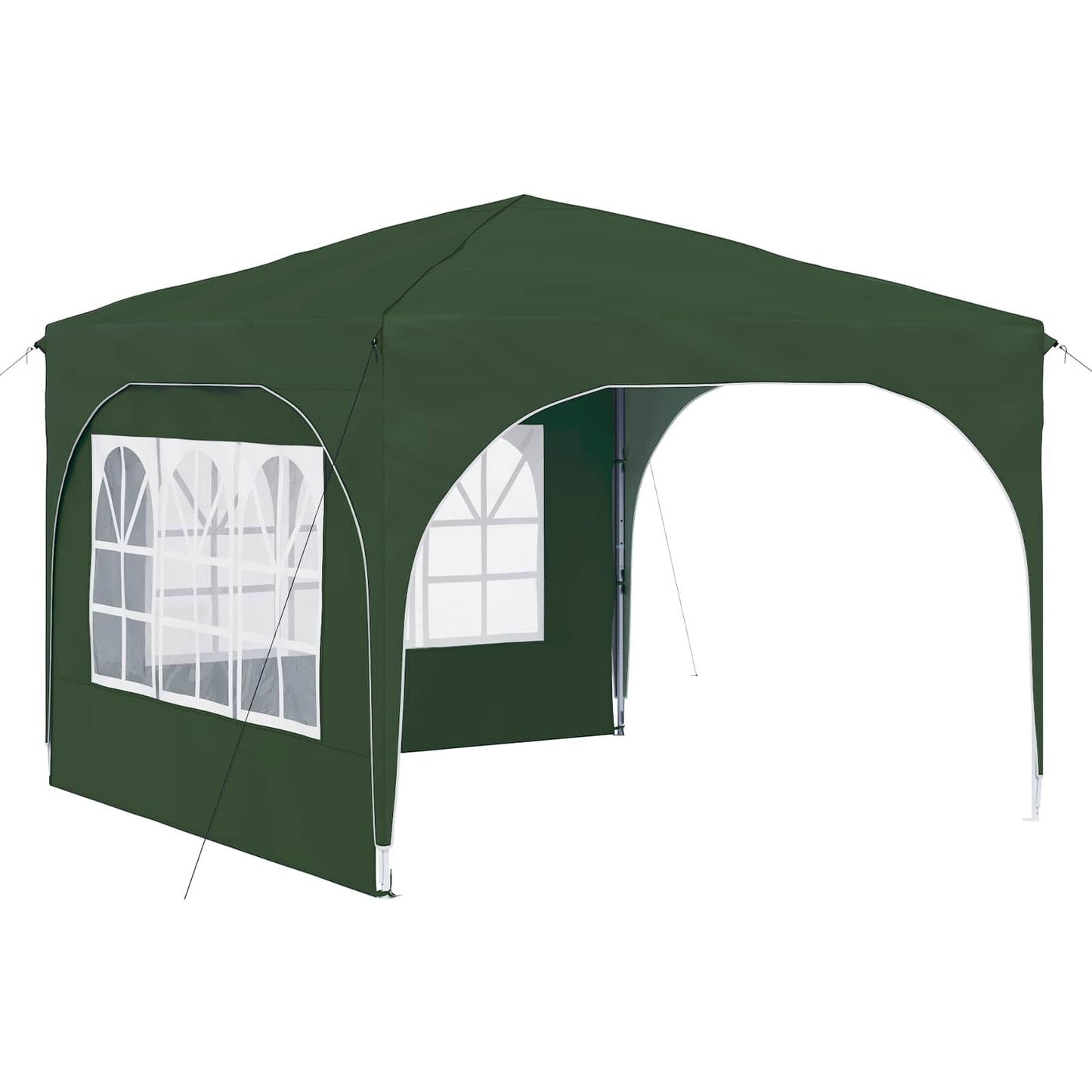 Pop-up Festtelt 290 x 290 x 245 cm Grønn