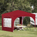 Pop-up Festtelt 290 x 290 x 245 cm Burgunder