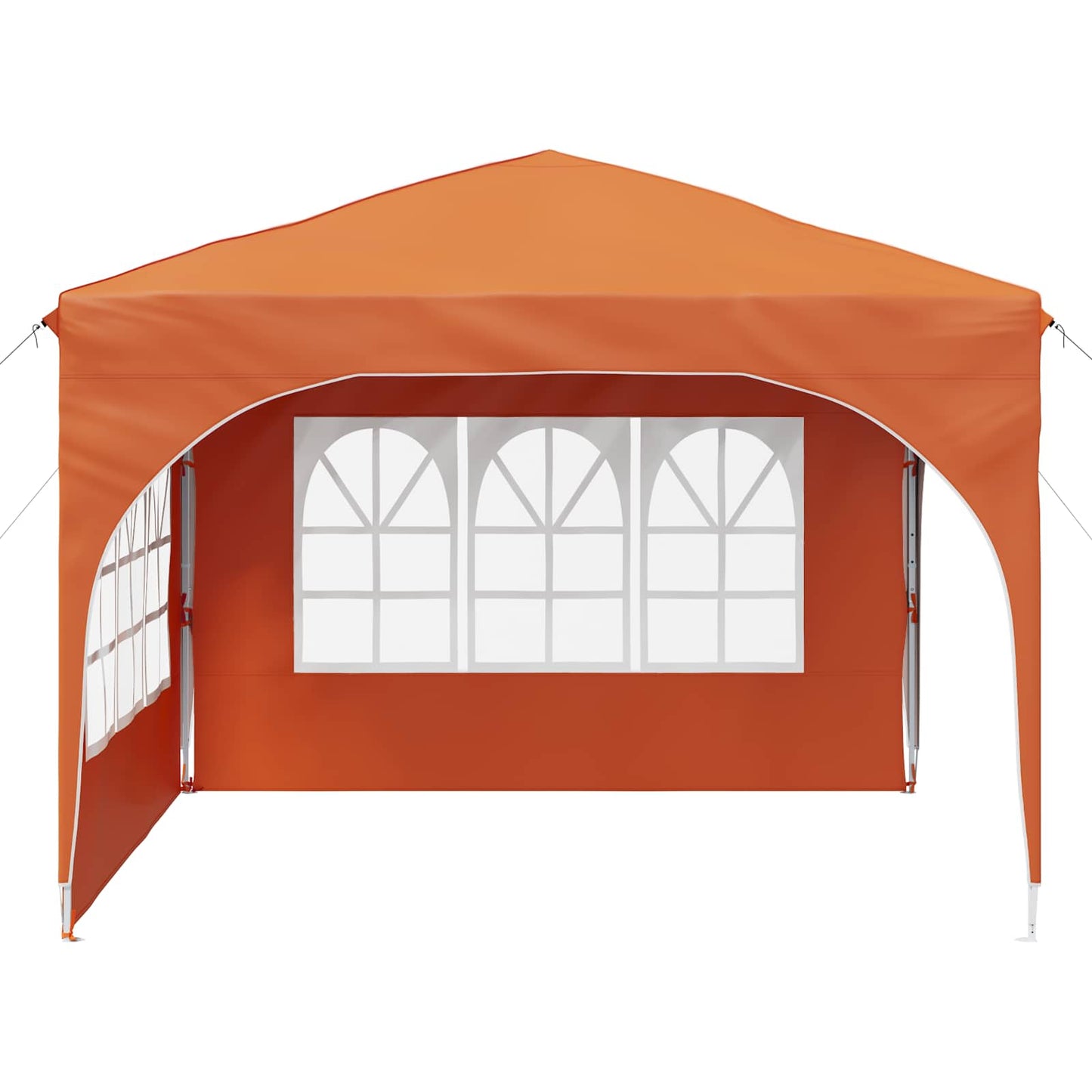 Pop-up Festtelt 290 x 290 x 245 cm Oransje