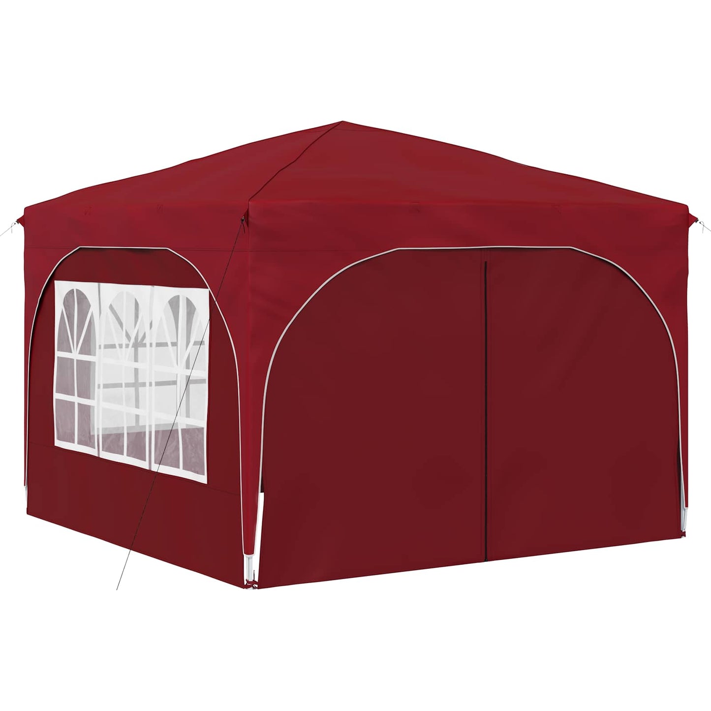 Pop-up Festtelt 290 x 290 x 245 cm Burgunder