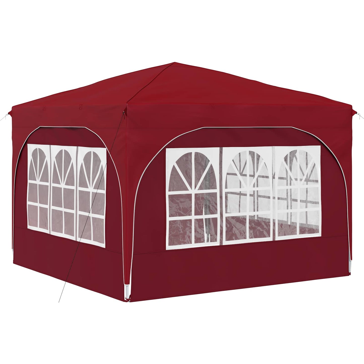 Pop-up Festtelt 290 x 290 x 245 cm Burgunder