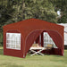 Pop-up Festtelt 290 x 290 x 245 cm Terrakotta
