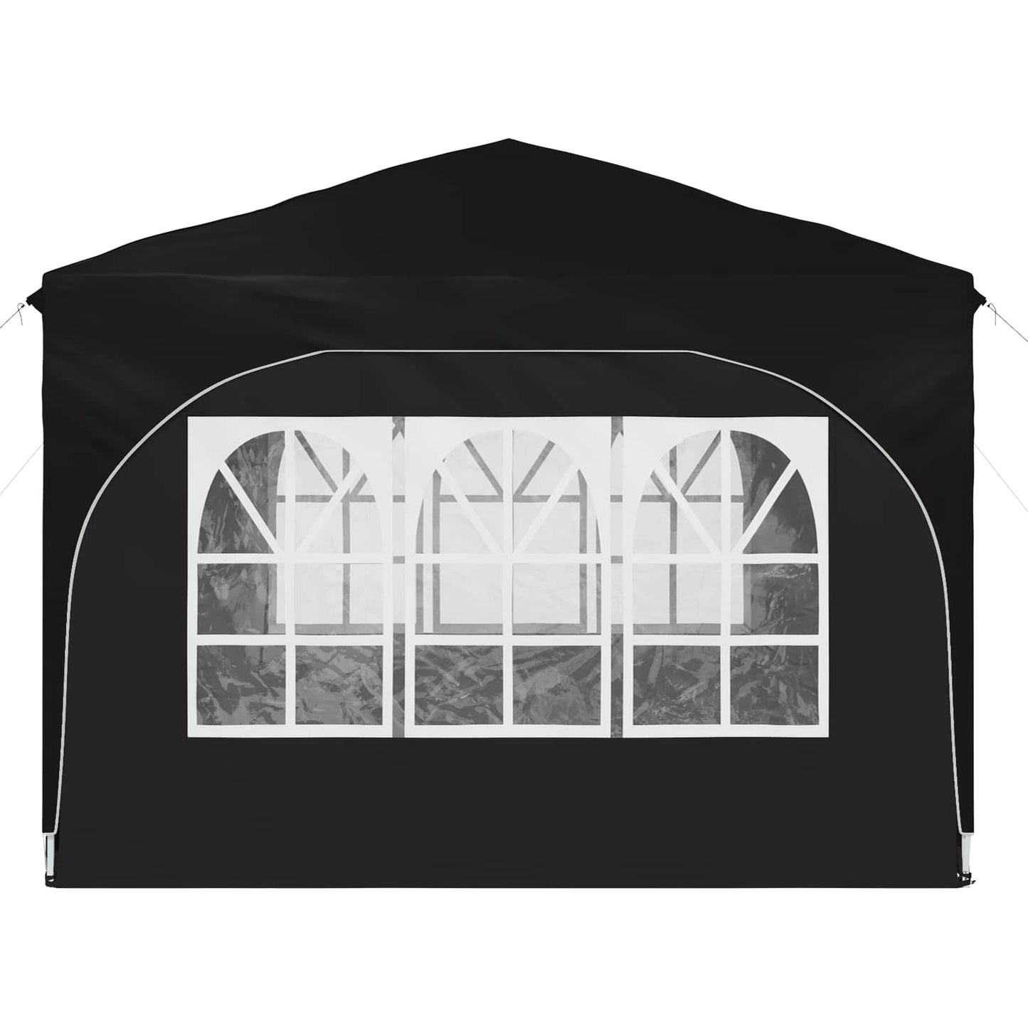 Pop-up Festtelt 290 x 290 x 245 cm Svart