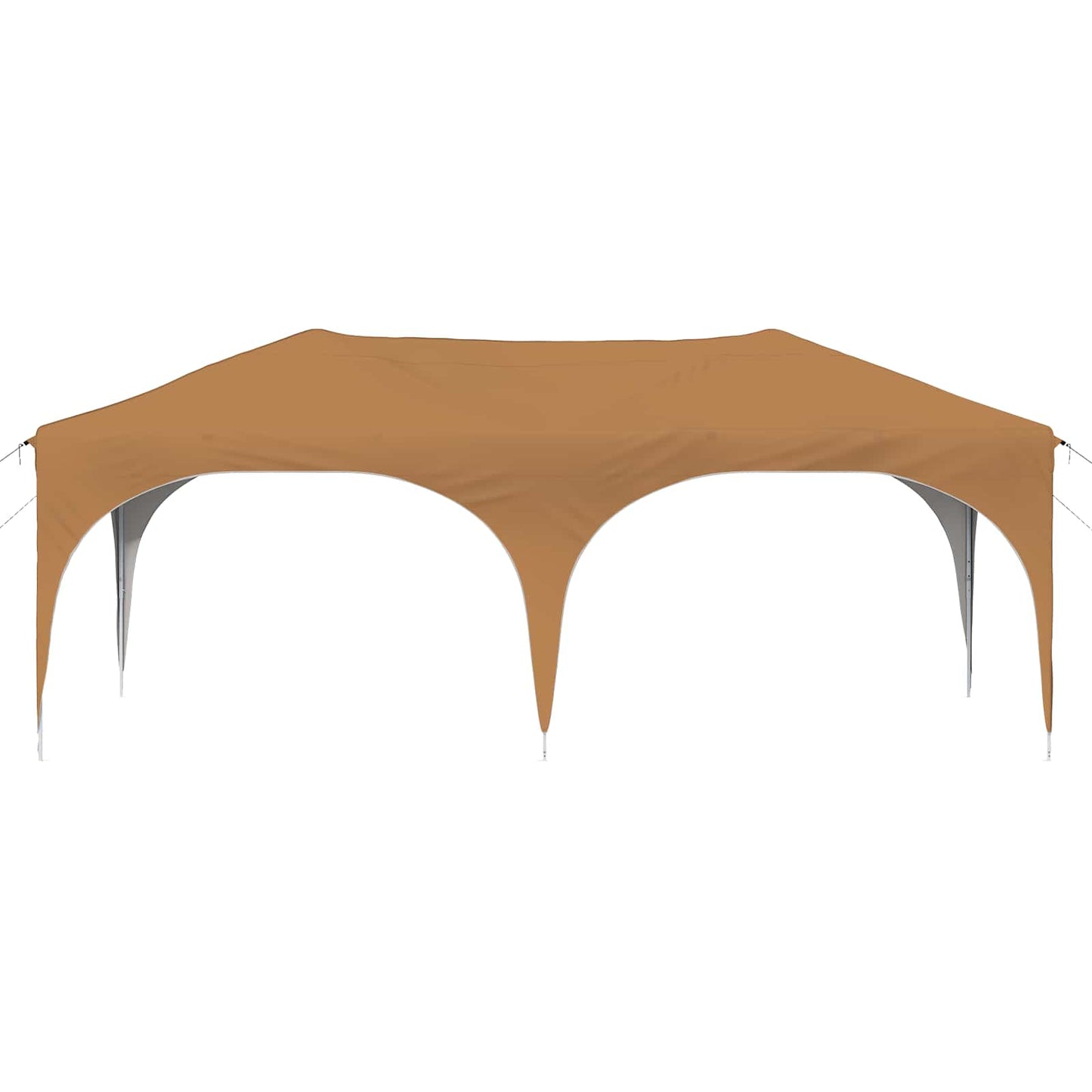 Pop-up Festtelt 575 x 288 x 245 cm Beige Oxford Stoff