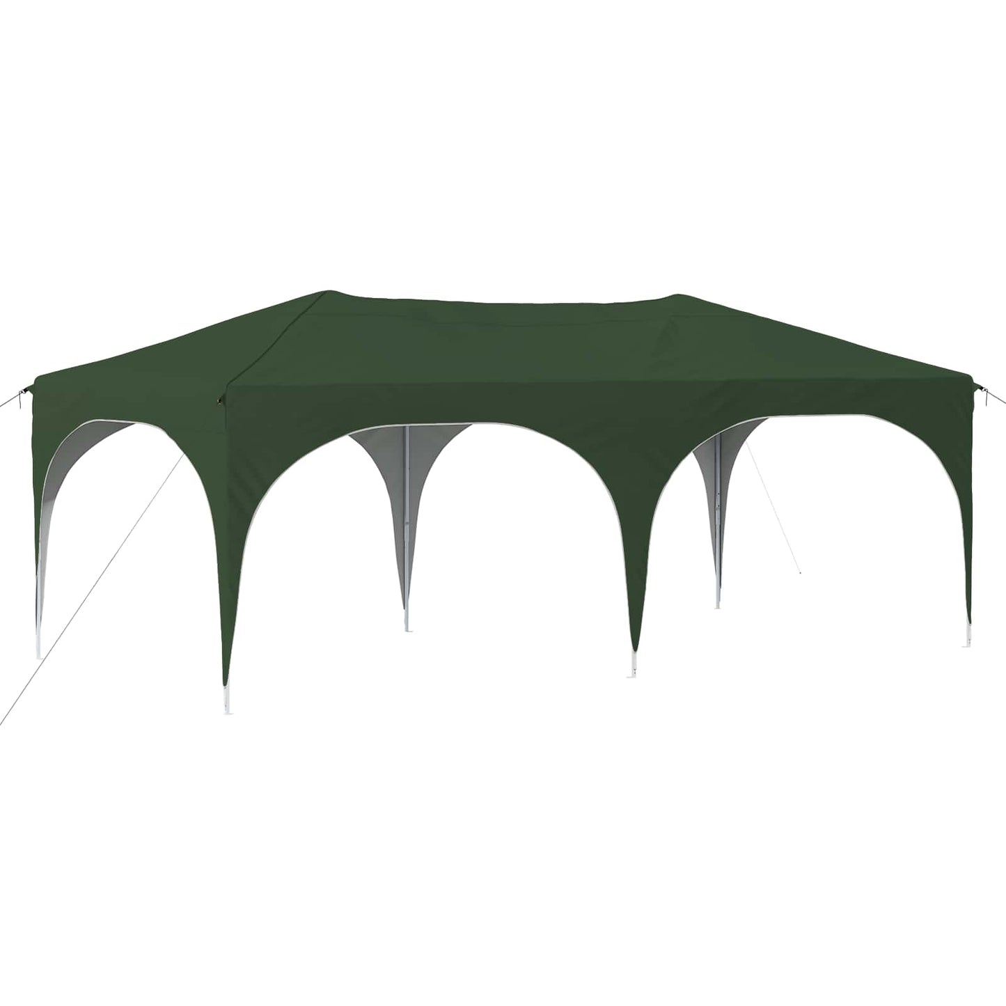Pop-up Festtelt 575 x 288 x 245 cm Grønn Oxford Stoff