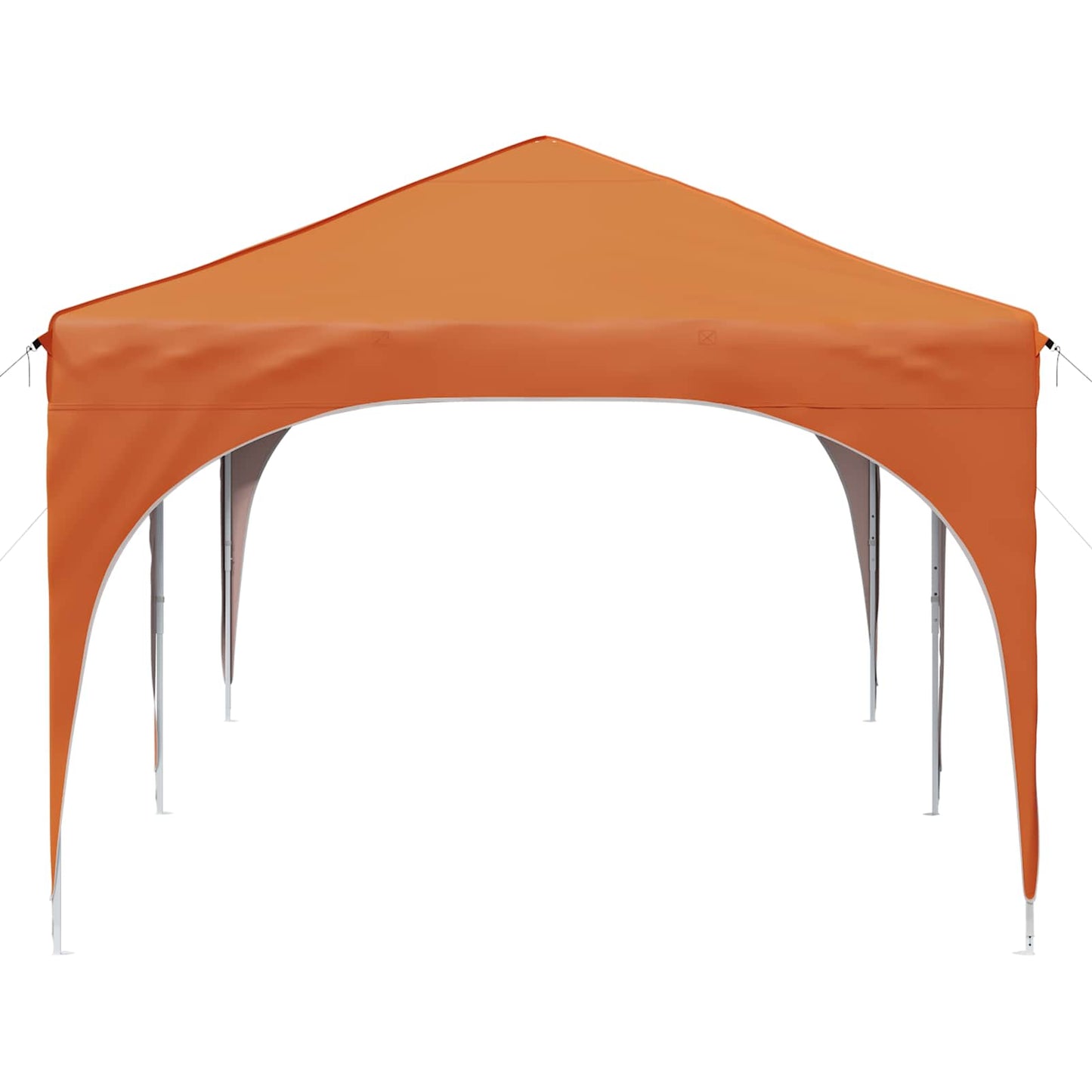 Pop-up Festtelt 575 x 288 x 245 cm Oransje Oxford Stoff
