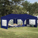 Pop-up Festtelt Blå 575 x 288 x 245 cm Oxford Stoff