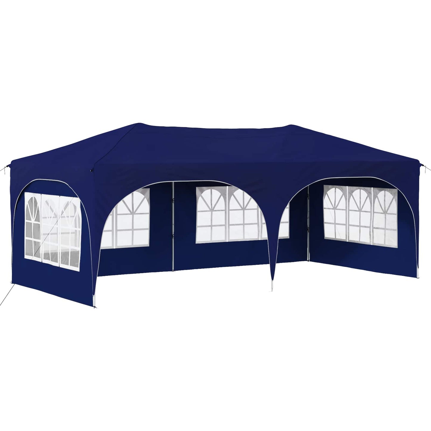 Pop-up Festtelt Blå 575 x 288 x 245 cm Oxford Stoff