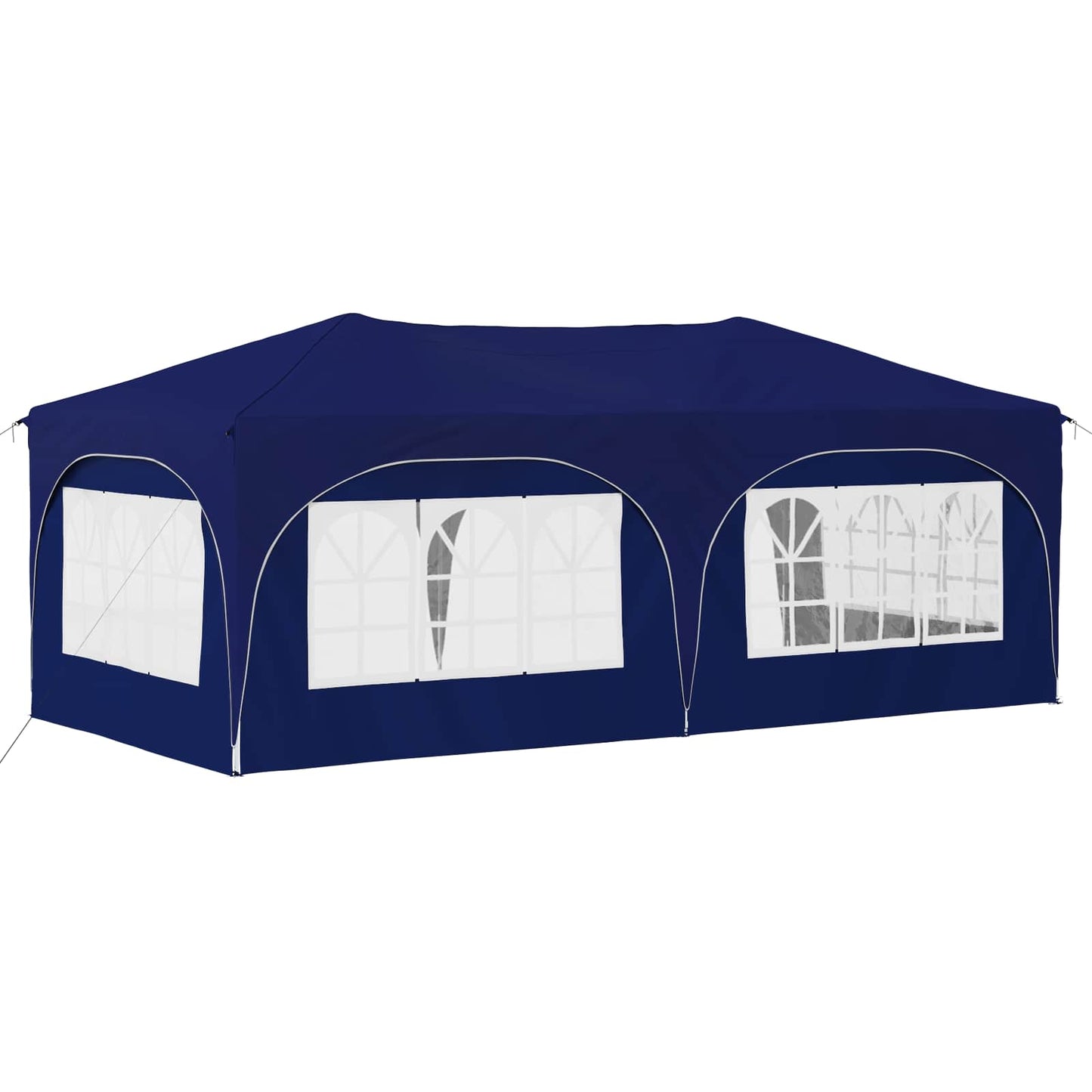 Pop-up Festtelt Blå 575 x 288 x 245 cm Oxford Stoff