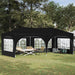 Pop-up Festtelt 575 x 288 x 245 cm Antrasitt Oxford Stoff
