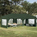 Pop-up Festtelt 575 x 288 x 245 cm Grønn Oxford Stoff