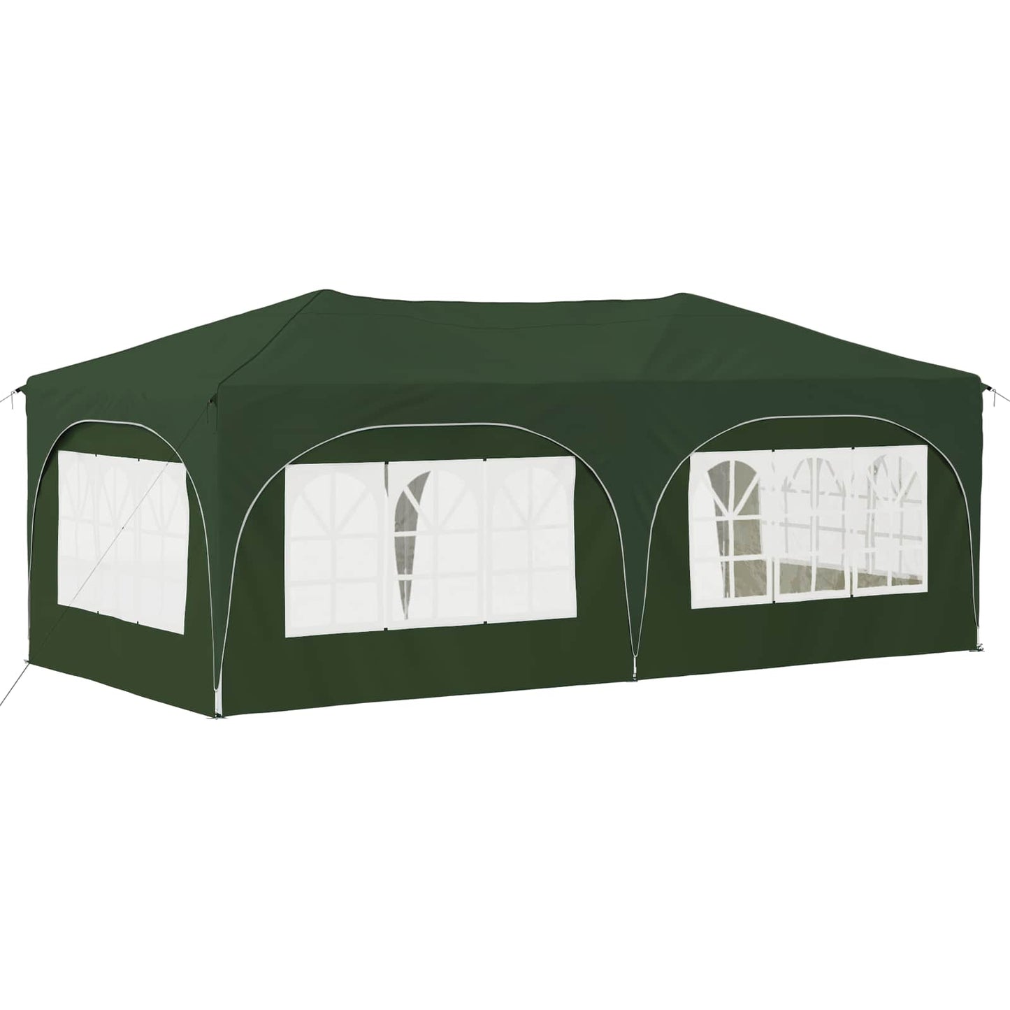 Pop-up Festtelt 575 x 288 x 245 cm Grønn Oxford Stoff