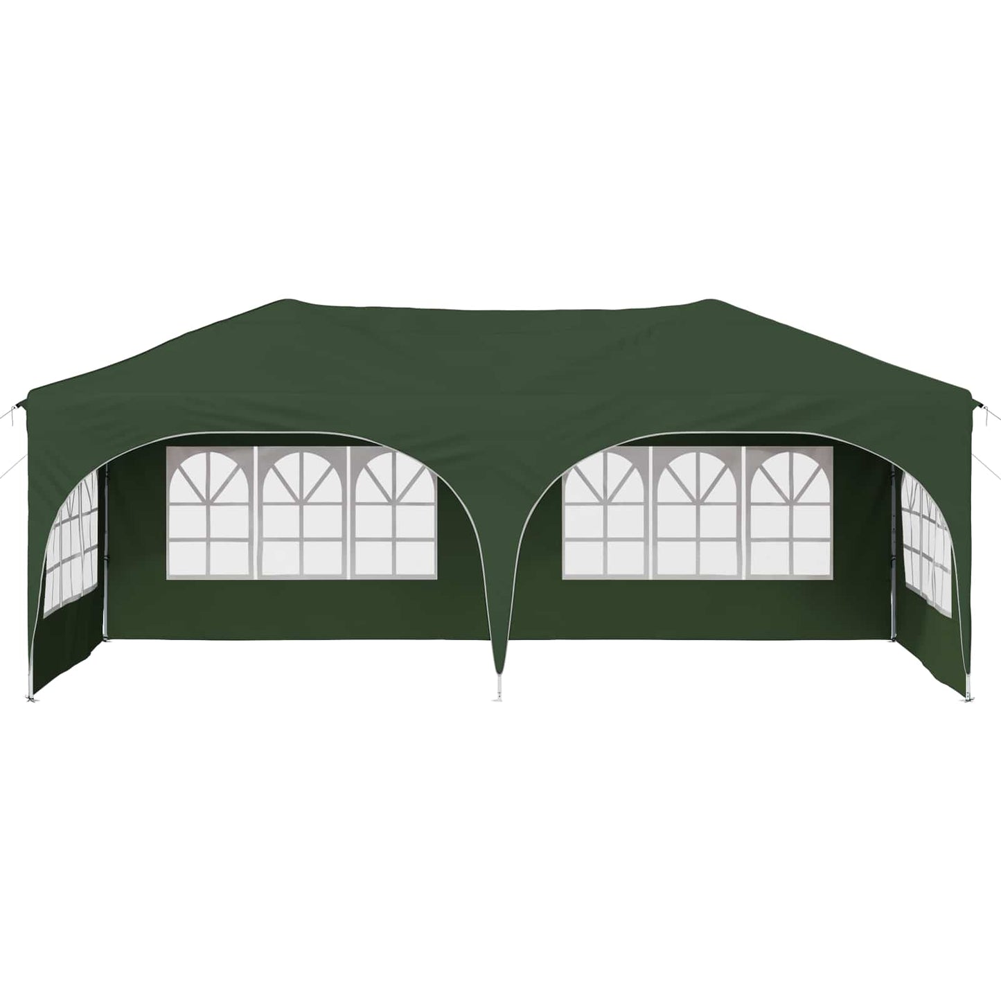 Pop-up Festtelt 575 x 288 x 245 cm Grønn Oxford Stoff