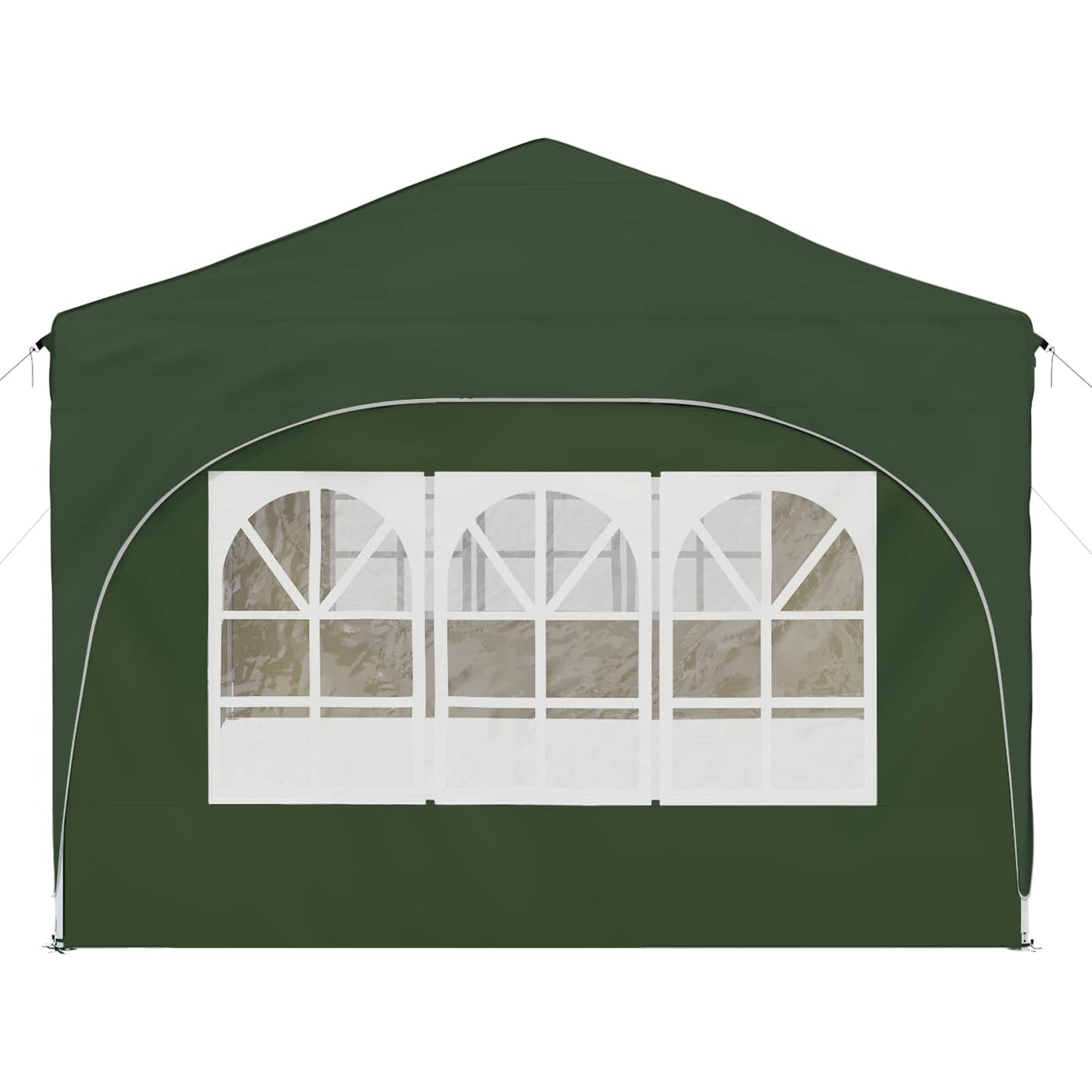 Pop-up Festtelt 575 x 288 x 245 cm Grønn Oxford Stoff