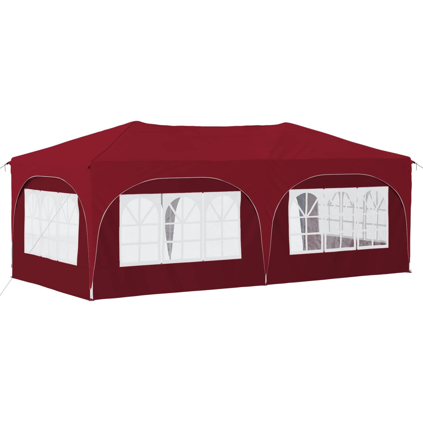 Pop-up Festtelt 575 x 288 x 245 cm Burgunder Oxford Stoff