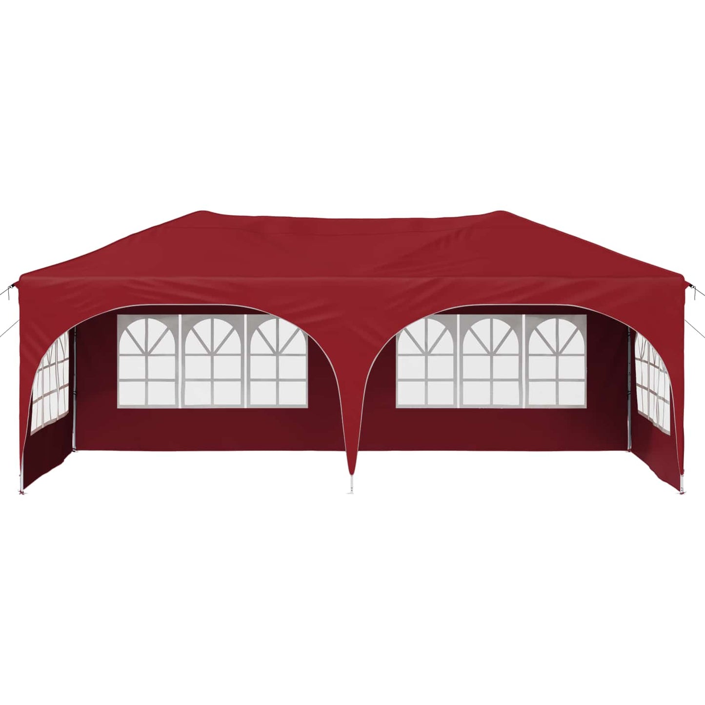 Pop-up Festtelt 575 x 288 x 245 cm Burgunder Oxford Stoff