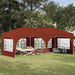 Pop-up Festtelt Terrakotta 575 x 288 x 245 cm Oxford Stoff