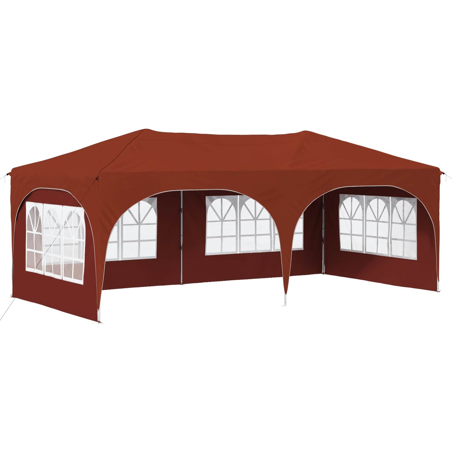 Pop-up Festtelt Terrakotta 575 x 288 x 245 cm Oxford Stoff