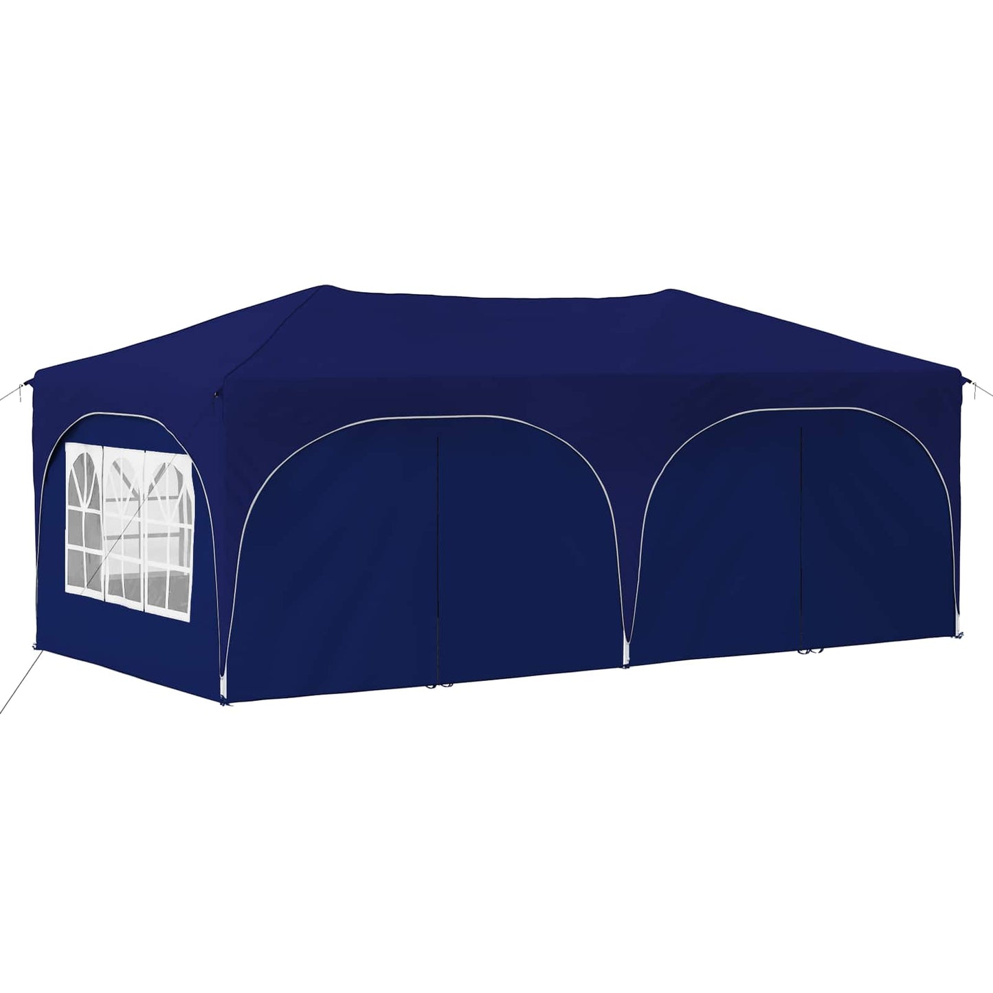 Pop-up Festtelt 575 x 288 x 245 cm Blå Oxford Stoff