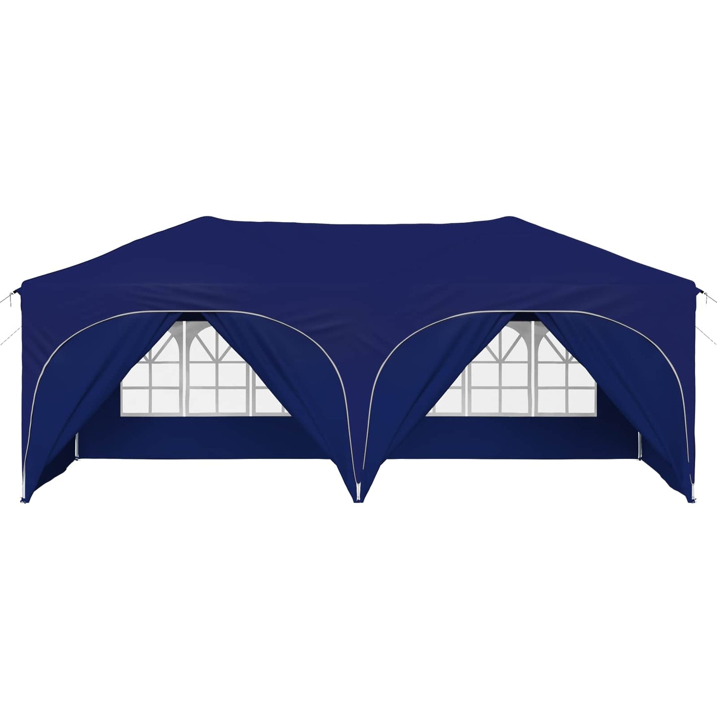Pop-up Festtelt 575 x 288 x 245 cm Blå Oxford Stoff