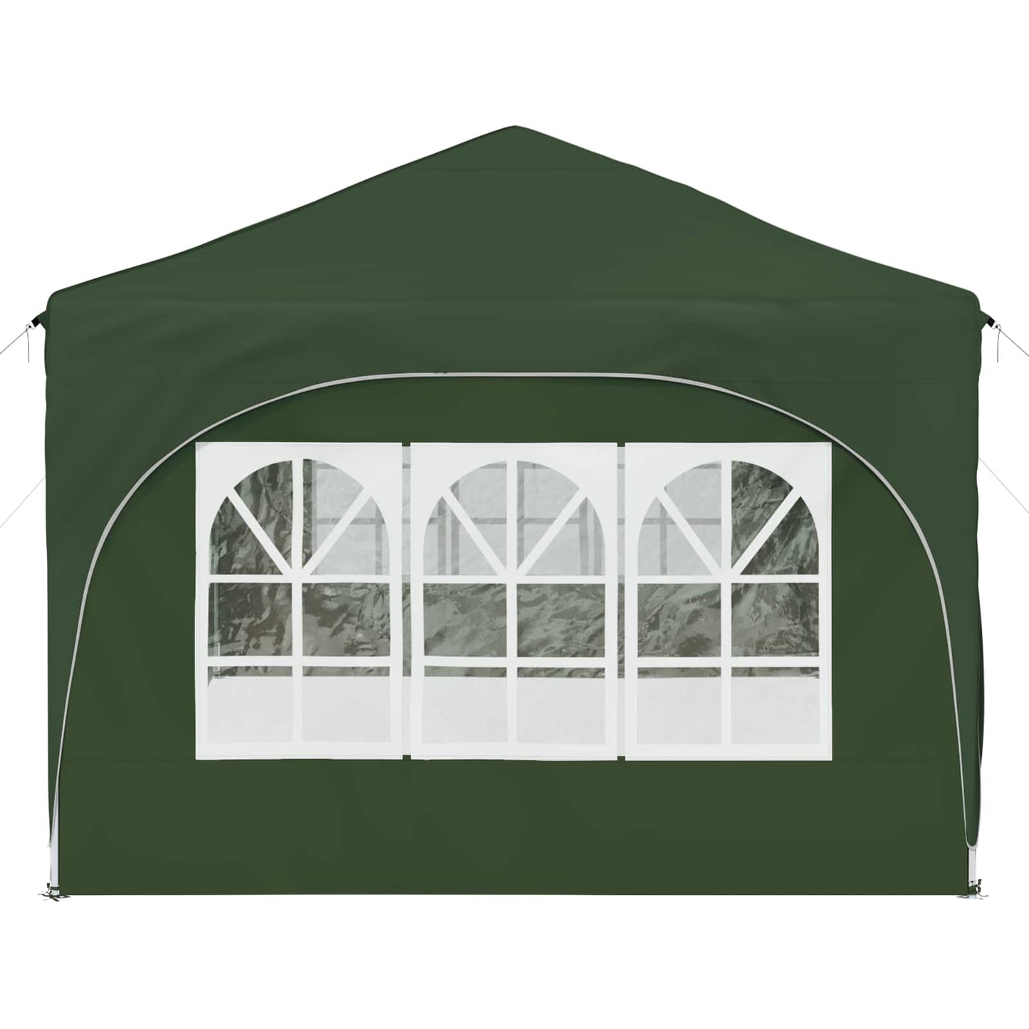 Pop-up Festtelt 575 x 288 x 245 cm Grønn Oxford Stoff