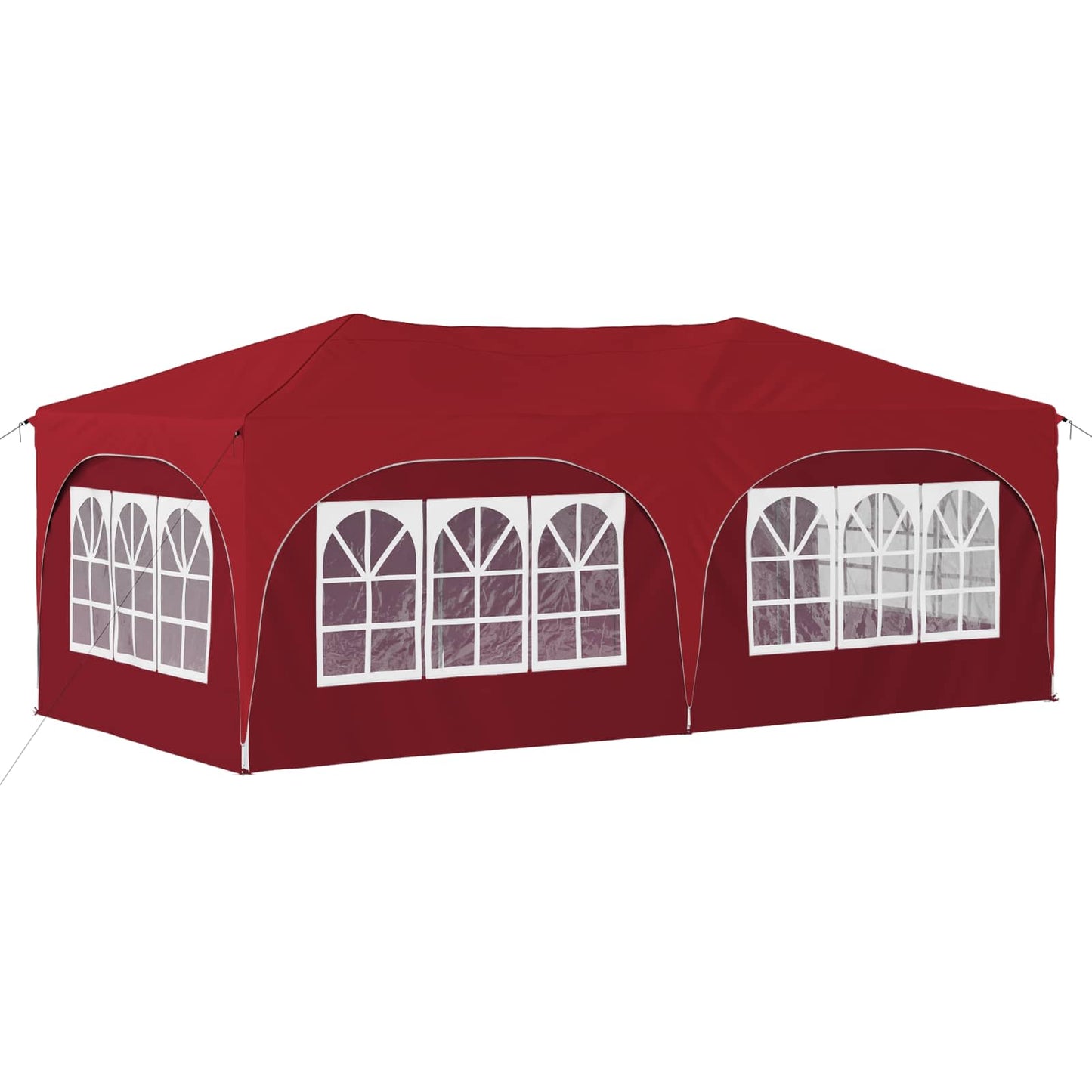 Pop-up Festtelt 575 x 288 x 245 cm Burgunder Oxford Stoff