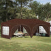 Pop-up Festtelt Brun 575 x 288 x 245 cm Oxford Stoff