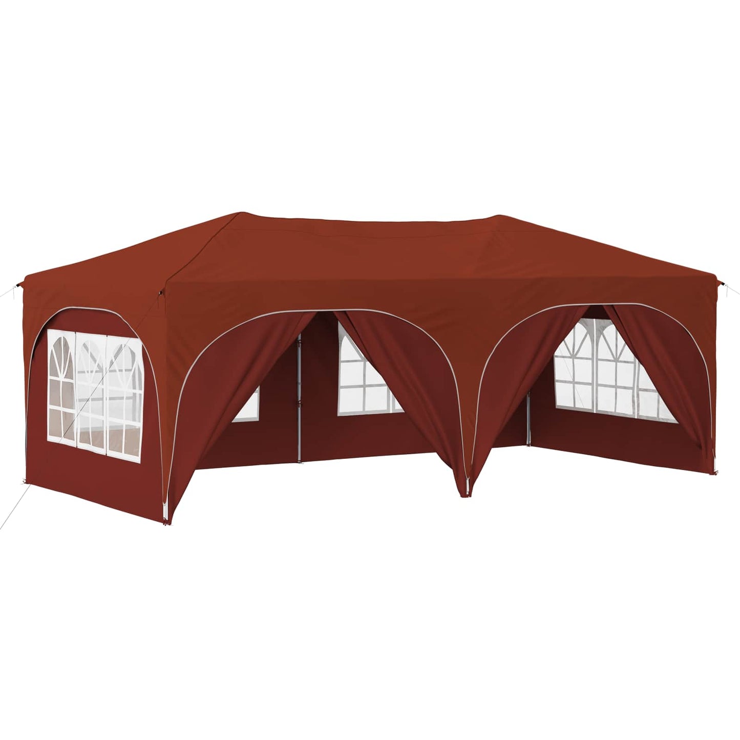 Pop-up Festtelt Terrakotta 575 x 288 x 245 cm Oxford Stoff
