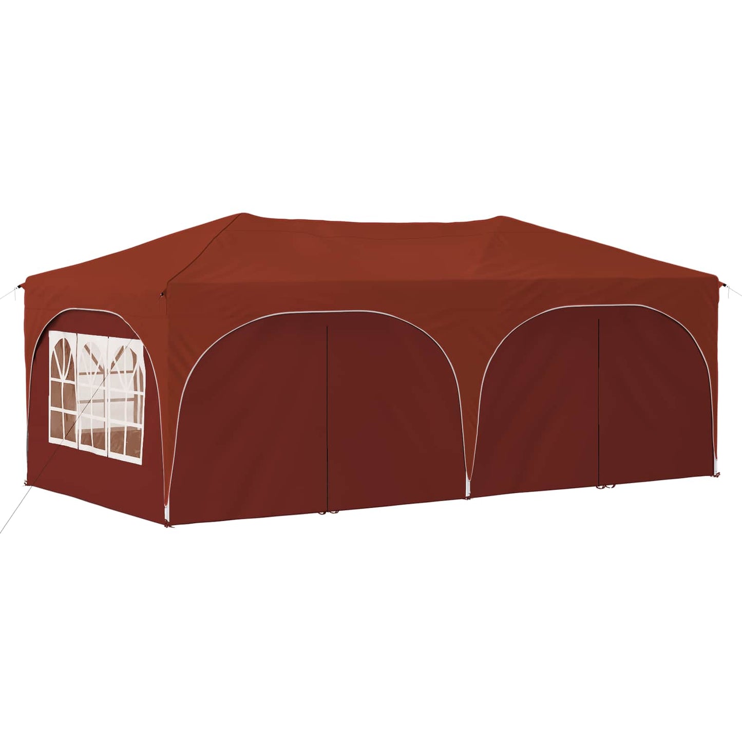Pop-up Festtelt Terrakotta 575 x 288 x 245 cm Oxford Stoff