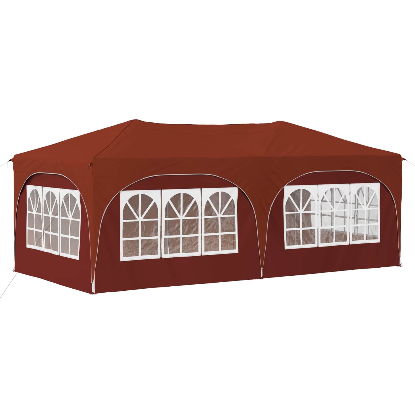 Pop-up Festtelt Terrakotta 575 x 288 x 245 cm Oxford Stoff