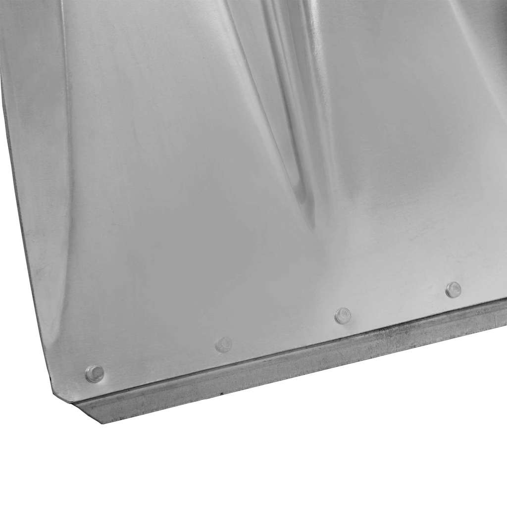 Spadehode sølv 43 x 32,5 cm Aluminium