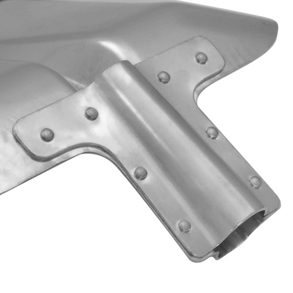 Spadehode 4 pcs sølv 45 x 38 cm Aluminium