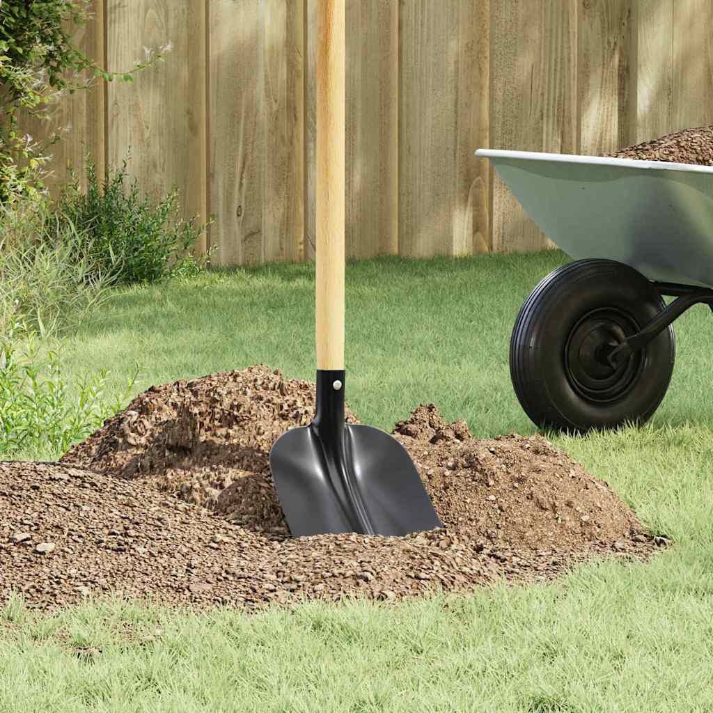 Spadehode Svart 34,5 x 24 cm Pulverlakkert stål