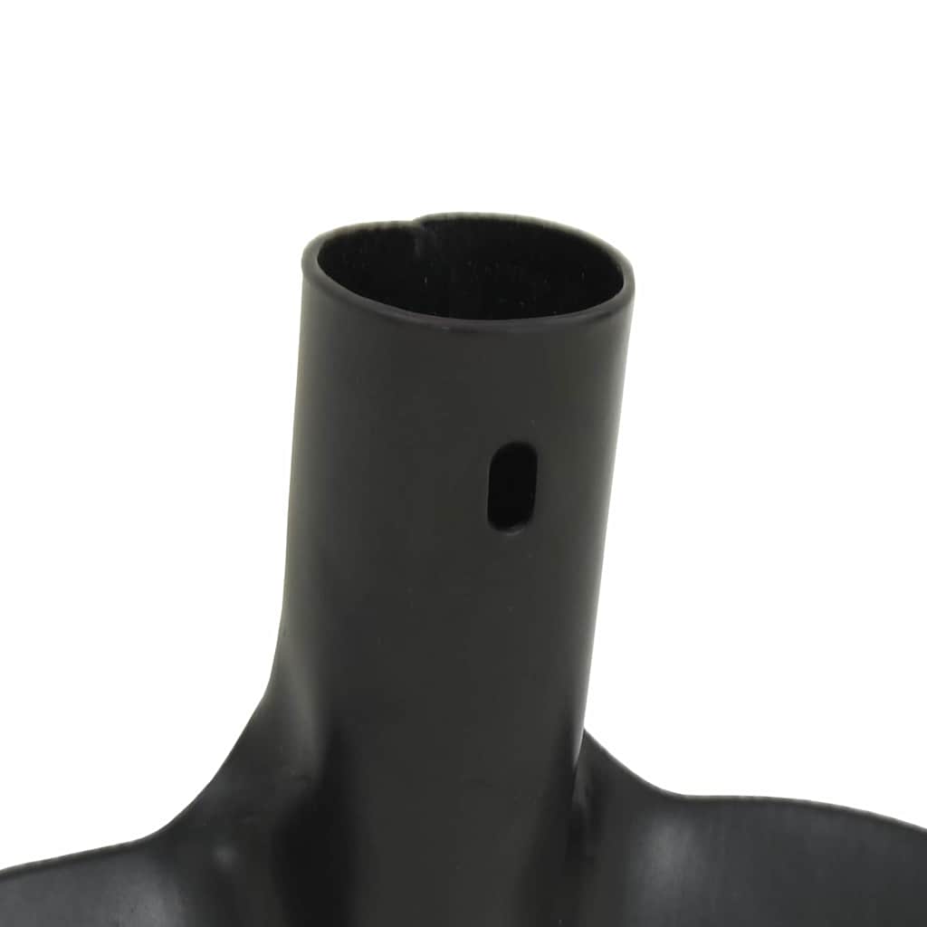 Spadehode 4 pcs Svart 34,5 x 24 cm Pulverlakkert stål