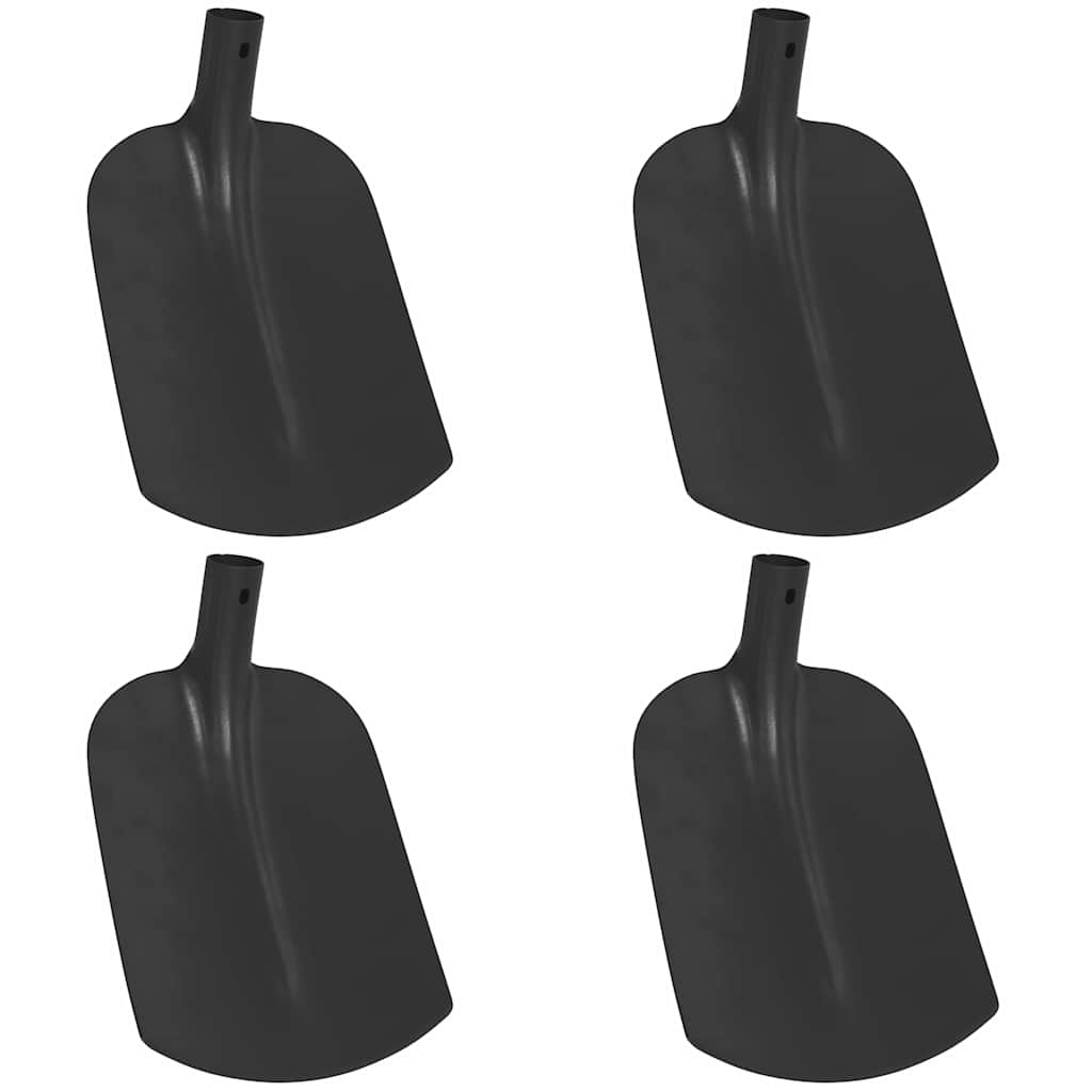 Spadehode 4 pcs Svart 34,5 x 24 cm Pulverlakkert stål