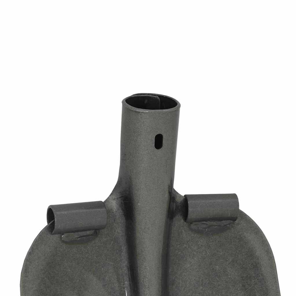 Spadehode sølv 33 x 21 cm Pulverlakkert stål