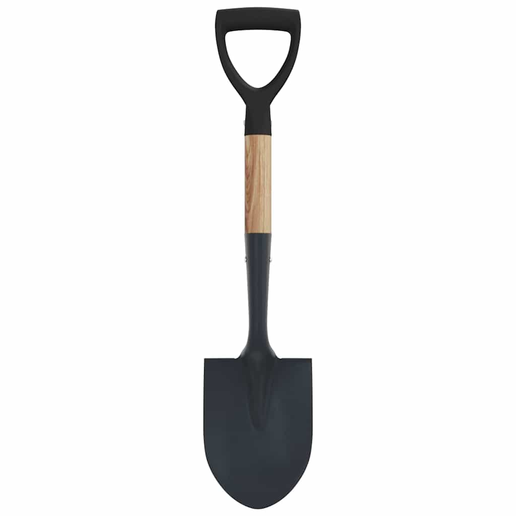 Spade Svart 68,5 cm Pulverlakkert stål og solid tre