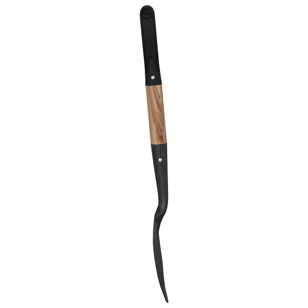 Spade Svart 68,5 cm Pulverlakkert stål og solid tre