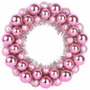 Julekulen Kransene 2 pcs Rosa 33 x 33 x 7 cm Polystyren