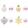Julekule Sett 40 pcs Hvit og Gull