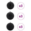 Julekule Sett 9 pcs Svart