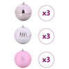 Julekule Sett 9 pcs Rosa