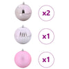 Julekule Sett 4 pcs Rosa