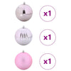 Julekule Sett 3 pcs Rosa