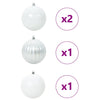 Julekule Sett 4 pcs Hvit