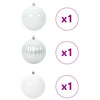 Julekule Sett 3 pcs Hvit