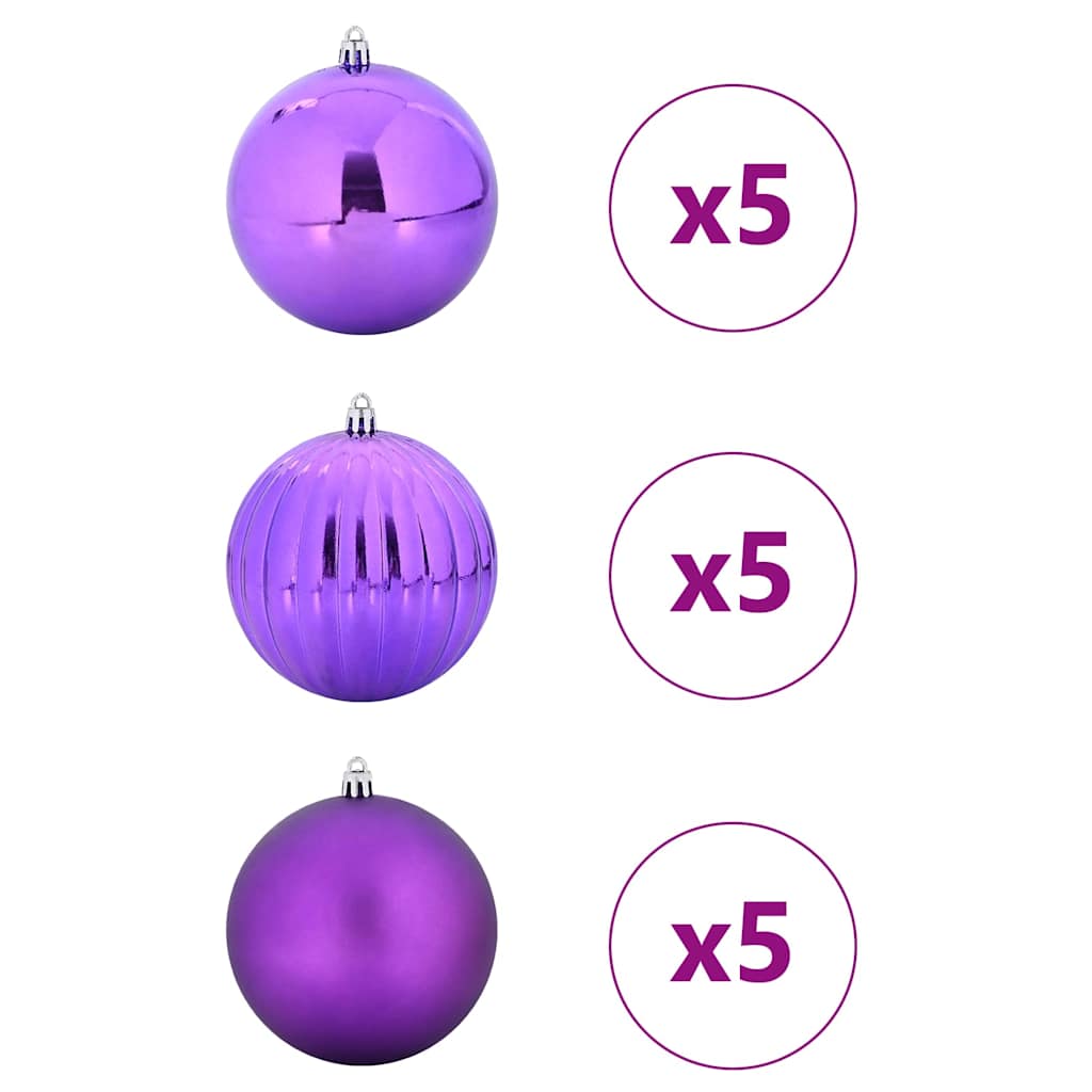 Julekulsett XL 15 stk. Syrin Plast