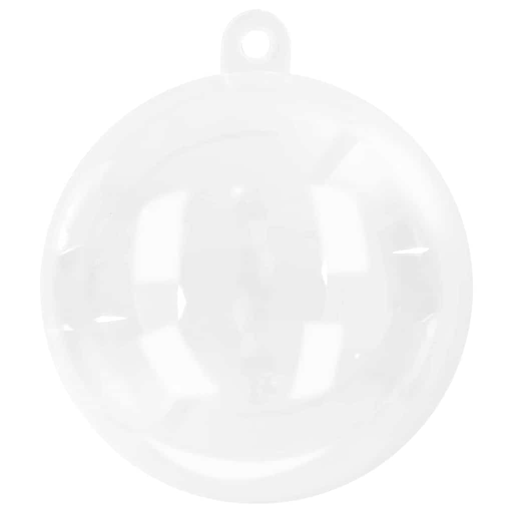 Julekule Sett 100 pcs Gjennomsiktig Ø 8 cm