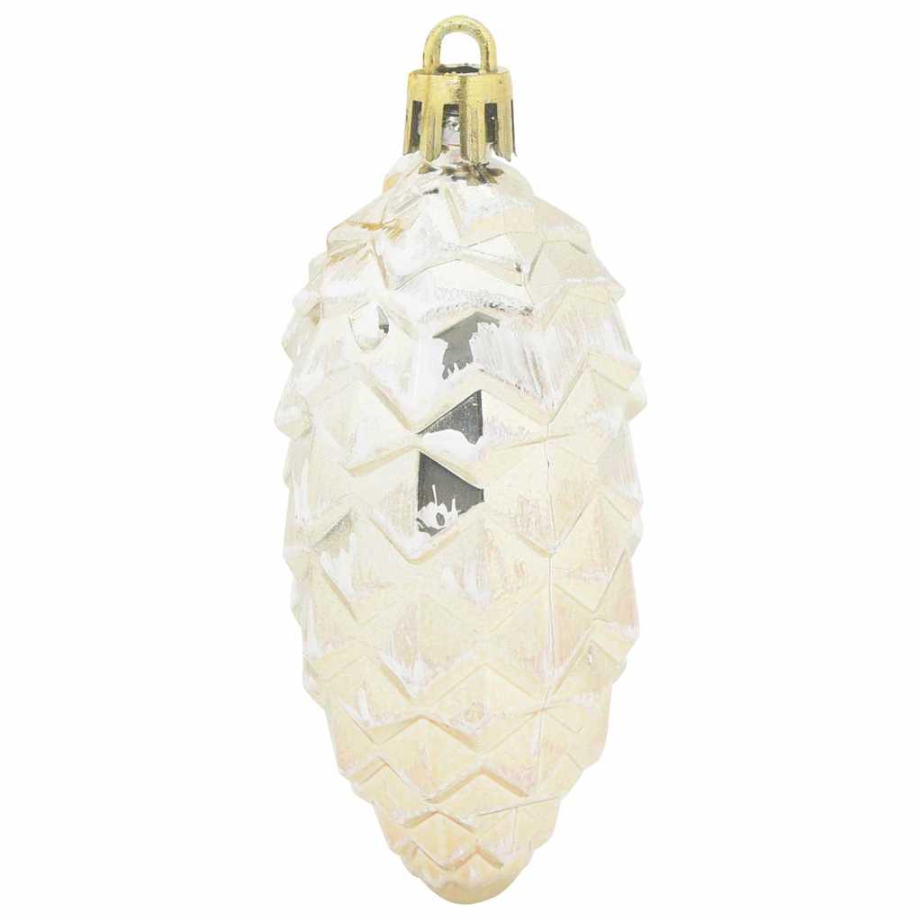 Julefuru Kongleball 40 pcs champagne Plast