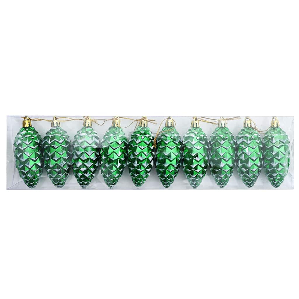 Julefuru Kongleball 40 pcs grønn Plast